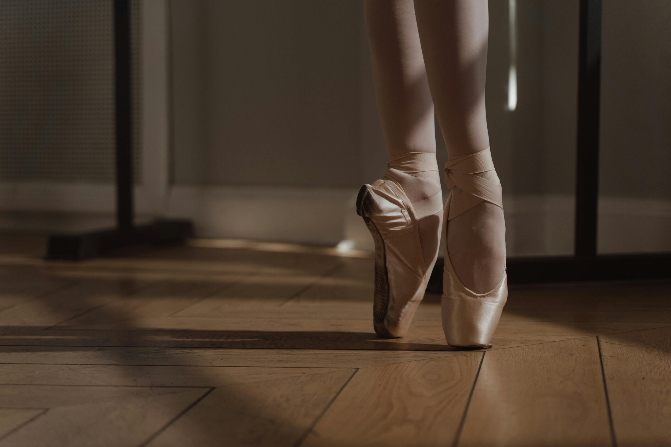 Close-up of a ballerina